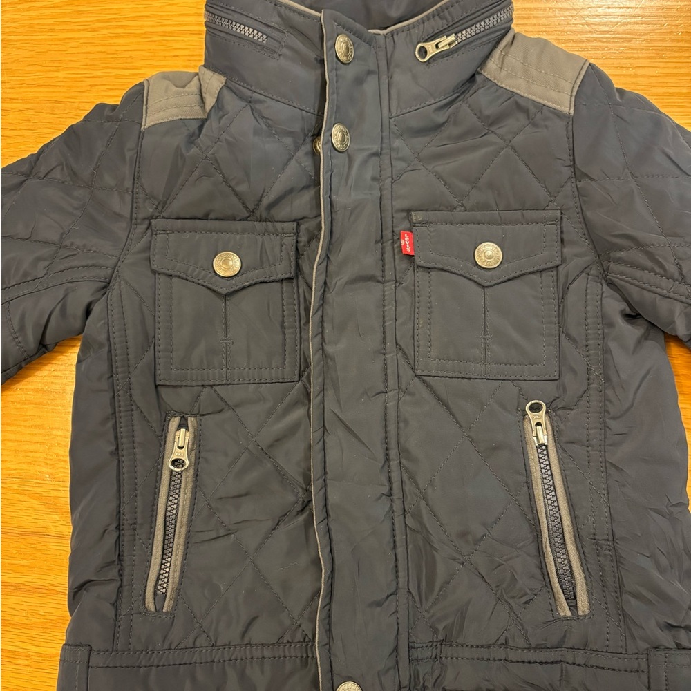 Levi's Kids Quilted Jacket - Dark blue